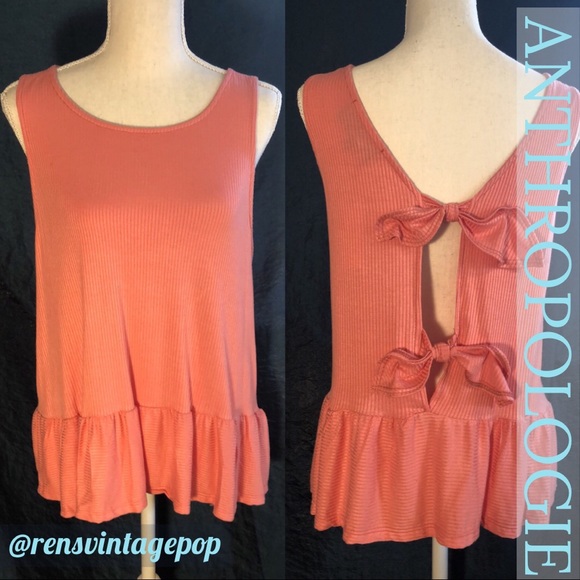 Hold. Sexy Anthro Tie Back Top - Picture 4 of 8